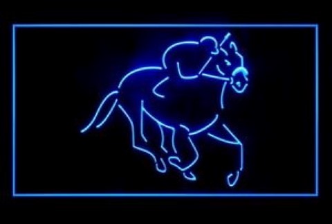 Horse Racing Wagering Racecourse Bookmaker LED Neon Sign